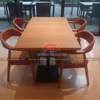 Bàn ghế gổ nệm nhà hàng cao cấp giá tại xưởng sản xuất