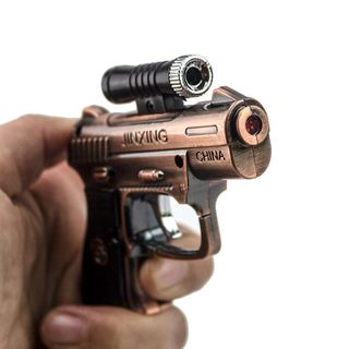 BẬT LỬA KHÈ HÌNH SÚNG CÓ ỐNG NGẮM TIA LASER JINXING - XÀI GAS
