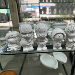 Tượng Gốm Sứ Bát Tràng Tô Màu - Phúc Lộc Viên Minh