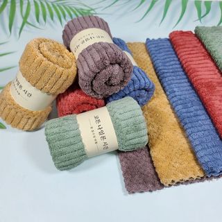 Khăn Mặt Lông Cừu Hàn Quốc Hanoitex Kích Thước 30*50cm Siêu Mềm Mại, Siêu Thấm Hút