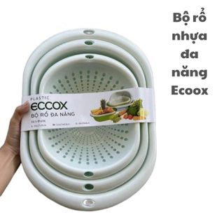 BỘ 6 THAU RỔ ĐA NĂNG BẦU DỤC ECOOX giá sỉ