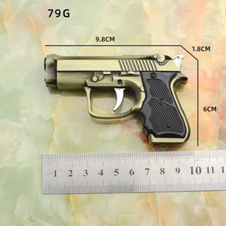BẬT LỬA KHÈ HÌNH SÚNG NGẮN 662 CÓ ĐÈN PIN - XÀI GAS