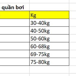 Quần bơi nam giá rẻ chất lượng 30kg-100kg