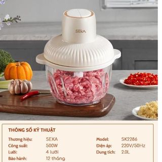 MÁY XAY THỊT SEKA 2 CỐI NHẬT BẢN