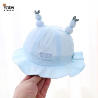 Mũ cho bé mùa xuân thu, trẻ sơ sinh và trẻ nhỏ, mũ che nắng ngư dân, mũ chậu chống gió thời trang cho bé vài tháng tuổi, mũ chống nắng cho nam nữ