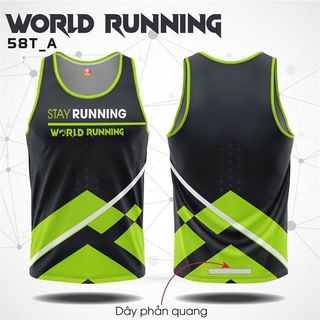 Áo chạy bộ cao cấp không tay World Sport 1
