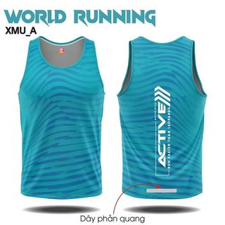 Áo chạy bộ cao cấp không tay World Sport 1