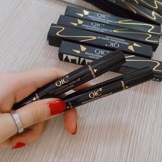 🔥 Kẻ Mắt Nước 2 Đầu QIC Professional Make Up Liquid Duo Eyeliner