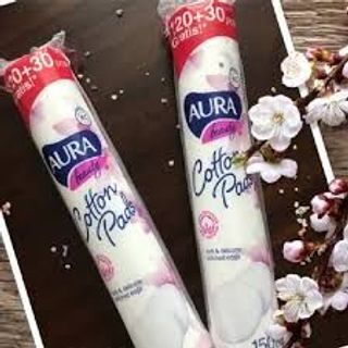 🍒 Bông Tẩy Trang Aura Beauty 150 Miếng