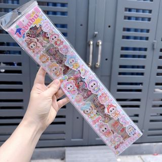 Lố 10 set (1 set 20 tấm) sticker labubu dài giá sỉ