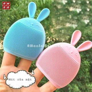 🍒 Miếng rửa mặt silicon tai thỏ giá sỉ