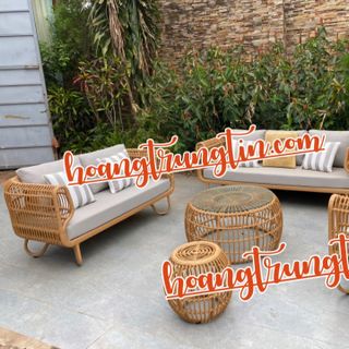 Sofa thư giãn sofa mây nhựa sofa nhựa giả mây ngoài trời sofa nhựa giả mây Hoàng Trung Tín giá sỉ