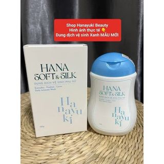 Dung dịch vệ sinh màu xanh  Hana Soft & Silk 150g-Hàng chính hãng giá sỉ