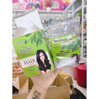 👑 Dầu gội đen tóc olive Thái Lan Ylofang hộp 10 gói