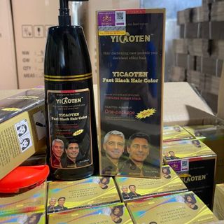 ⭐ Lược Nhuộm Gội Phủ Bạc Đen Tóc YICAOTEN 200ml