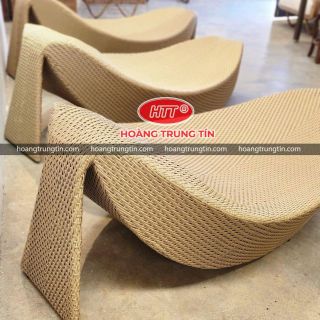 Giường tắm nắng mây nhựa ghế hồ bơi ghế bãi biển
