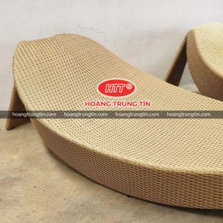 Giường tắm nắng mây nhựa ghế hồ bơi ghế bãi biển