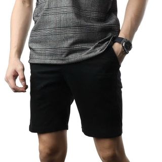 Quần đùi nam lưng thun có nút, kaki chất lượng