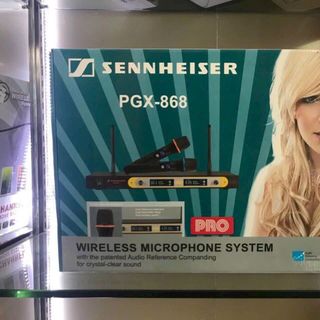 Micro không dây Sennheiser PGX-868 - Mic karaoke gia đình, sân khấu - Độ nhạy cao, bắt sóng xa, chốn giá sỉ