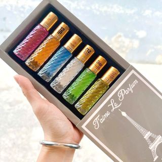 Set 6 chai nước hoa đóng hộp trượt nắp cực đẳng cấp