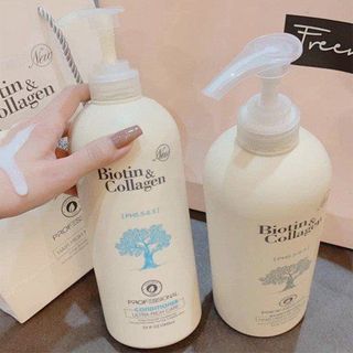 🍒 Bộ Gội Xả Biotin Trắng - 1000ml/chai