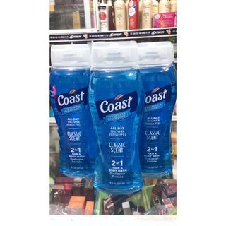 👑 Sữa Tắm Gội Cho Nam Coast Pacific Force 532ml