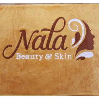 Bộ Khăn Thêu Hanoitex Logo Nala Spa Cho Khách