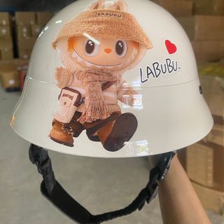 Nón bảo hiểm labubu cho bé, Mũ bảo hiểm labubu cho bé siêu hot ( 2-9 tuổi )