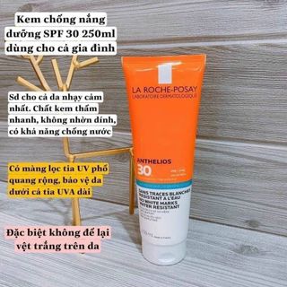 Kem Chống Nắng La Roche Posay Anthelios Milk XL SPF 30+ 250ml