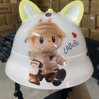 Nón bảo hiểm labubu cho bé, Mũ bảo hiểm labubu cho bé siêu hot ( 2-9 tuổi )