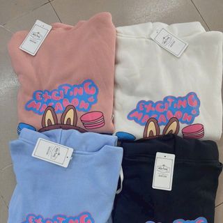 áo khoác in LaBubu chất thun nỉ mềm mịn,form dưới 70kg,nón 2 lớp .logo in đẹp