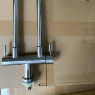 Vòi rửa chén lạnh inox 2 cần xoay giá sỉ