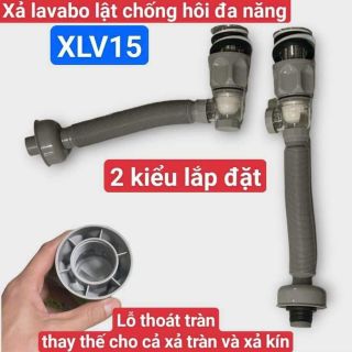 Xả lavabo lật chống hôi, kiểu đa năng giá sỉ