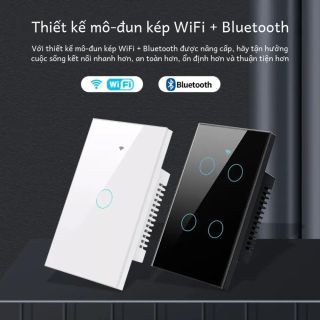 Công tắt cảm ứng thông minh wifi+ RF433