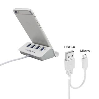 (Micro+TypeC+USB) OTG HUB - bộ chia cổng kết nối với điện thoại, Máy tính để làm việc và chơi Roblox Minecraft