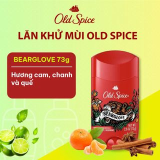 Lăn khử mùi Old Spice - Bearglove Hương Cam, chanh và quế 73g giá sỉ