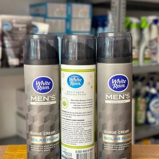 Kem Bọt Cạo Râu White Rain Men's Collection Shave Cream Solar Rush 207ml Làm mềm râu, tránh gây tổn thương cho da giá sỉ