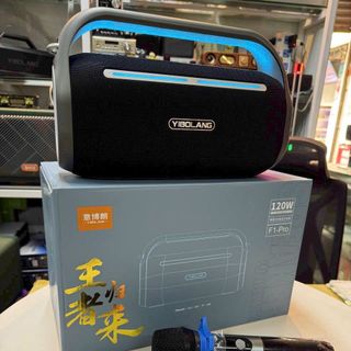 LOA BLUETOOTH KÈM 2 MICRO YIBOLANG F1-PRO (120W- 8000 mAh)