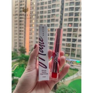Son Happy Matte Lipcream, Son Kem Siêu Lì- phiên bản mẫu mới