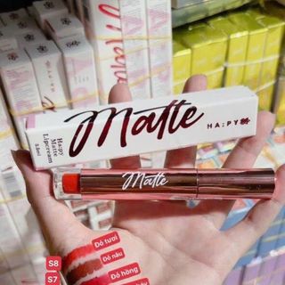 Son Happy Matte Lipcream, Son Kem Siêu Lì- phiên bản mẫu mới