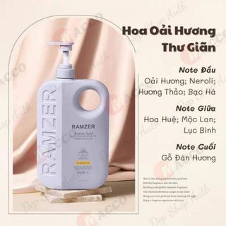 Sữa tắm nước hoa cao cấp RAMZER, sữa tắm nước hoa thơm lâu dưỡng ẩm và làm sạch da hiệu quả - CTB790
