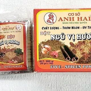 Bột Gia vị Ngũ Vị Hương Anh Hai gói 10g Hộp 50 gói giá sỉ