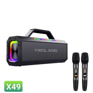 LOA BLUETOOTH KÈM 2 MICRO YIBOLANG X49 (150W-18000 mAh)