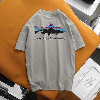 Áo thun unisex họa tiết in cao cấp, áo cổ tròn ngắn tay chất lượng cotton