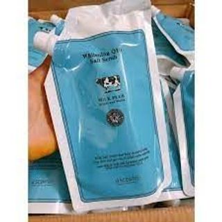 Muối Tắm Tẩy Tế Bào Chết Scentio Milk Plus Whitening Q10 Salt Scrub 350g