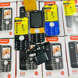 Máy Bàn Phím A50 Viettell 4G Chuẩn Chữ To , Loa To dành cho Người Già