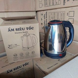 Ấm siêu tốc inox đun sôi cực nhanh 1.8L giá sỉ