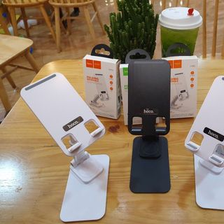 Giá Đỡ Điện Thoại/ ipad Chất Liệu Hợp Kim Nhôm Chắc Chắn Thiết Kế Đế Xoay 360 Độ Thuận Tiện