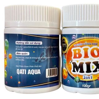 ￼BIO MIX PLUS 3IN1 | Men Vi Sinh Đậm Đặc Cho Hồ Cá Tép, Thuỷ Sinh giá sỉ