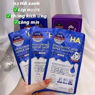🌹 Mặt Nạ HA Tím Và Xanh – Dưỡng Ẩm, Dưỡng Trắng Da Hiệu Quả